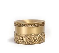Posacenere Versatile in Rame Puro, Grande capacità, Portacenere con Coperchio, Portatile, Sigillato, Dispositivo di Elaborazione della Cenere di Sigaretta, Ornamento, Riu-Brass