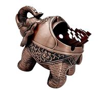 Posacenere vintage antivento con coperchio a forma di elefante Posacenere da tavolo per interni ed esterni, stile retrò