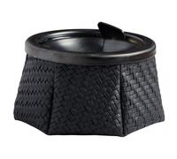 POSACENERE WINDPROOF RATTAN NERO