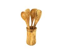 Posate da Cucina Legno D 'ol Ivo Tazza 2 Cucchiaio E / Angolare 2 Paletta