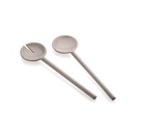 Posate da insalata Guzzini Tiffany grigio tortora, set due posate