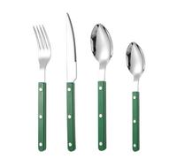 Posate di servizio,Posate francesi in acciaio inossidabile - Set di 4 posate per forchetta francese in acciaio inossidabile - Utensile da cucina lavabile in lavastoviglie per mangiare bistecche per ri