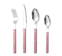 Posate francesi, posate | Set di 4 posate frese da forchetta francese in acciaio inox, utensili da cucina lavabili in lavastoviglie per mangiare carne