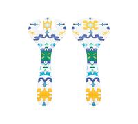 Guzzini - Posate Insalata in melammina, Colori Vari, ''Flower&Lemon''