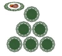 Posavasos De Fieltro Para Bebidas - 6 Piezas De Protección De Mesa De Tela Absorbente, Posavasos Para Decoración De Mesa | Para El Hogar, Dormitorio, Oficina, Apartamento, Cocina De Fieltro