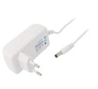 POSB12050A-WH Alimentatore: a impulsi 12VDC 0,5A Conn: 5,5/2,1 6W Spina: EU POS