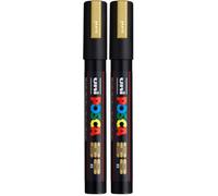 POSCA 182510 - Pennarello POSCA con punta rotonda medio-fine oro, 1 pezzo