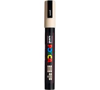 POSCA 182572 - Marcatore POSCA con punta tonda media, beige | Pennarello con inchiostro a base d'acqua a pigmenti, coprente, per quasi tutte le superfici, punta sostituibile