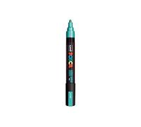 POSCA Pennarello 182586 – Punta rotonda medio-fine 1,8-2,5 mm M06 Verde metallizzato 1 pz