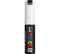 Marcatore UNI POSCA PC8K p.scalpello 8mm bianco UNI MITSUBISHI