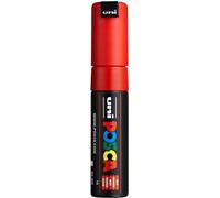 Marcatore UNI POSCA PC8K p.scalpello 8mm rosso UNI MITSUBISHI