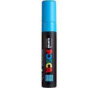 Marcatore a base d'acqua Uni Posca PC17K - punta extra large a scalpello 15,0mm - azzurro - Uni Mitsubishi