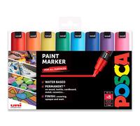 Posca Arte Pittura Marcatori PC-8K Essentials Set Di 8 - Scatola Set