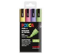 Posca Astuccio Marcatori PC-5M Colori Brillanti 4pcs
