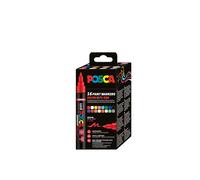 Posca - Brush Pc-5Br Set, 16 Pcs (401677) Toy NUOVO