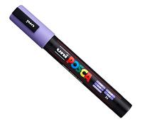 Posca Osama marcatore Uni PC5 6pz punta media tonda con tratto da 1,8 mm a 2,5 mm colore Lilla