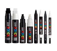 POSCA PC-17K, PC-8K, PC-5M, PC-3M, PC-3M, PC-17 K, PC-8 K, PC-5 M, PC-3 M Nero
