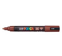 Uni Posca Pennarello per pittura a base d'acqua PC-5M punta conica media 1,8-2,5 mm Cacao