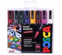Posca PC-5M Pennarello Paint Set 8 Colori Deep Nuovo