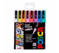 Posca Pennarelli Paint Marker PC-3M Pastel Colours Set Da 8