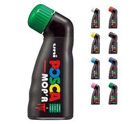 POSCA - Pennarello acrilico MOP'R PCM-22 con punta a timbro, verde | Pennarelli con punta a timbro da 3-19 mm e forma ergonomica per quasi tutte le superfici