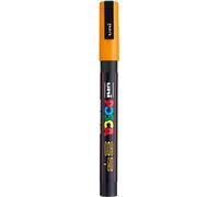 POSCA - Pennarello acrilico PC-3M con punta tonda fine, arancione scuro | Pennarello con punta arrotondata da 0,9-1,3 mm per quasi tutte le superfici