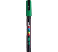 POSCA - Pennarello acrilico PC-3M con punta tonda fine, verde scuro