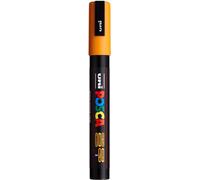 POSCA - Pennarello acrilico PC-5M arancione scuro, punta arrotondata | Pennarello con inchiostro a base d'acqua a pigmenti, coprente, per quasi tutte le superfici, punta sostituibile