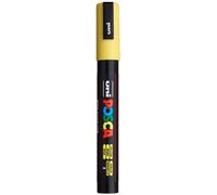 POSCA 182507 - Pennarello POSCA PC-5M con punta rotonda medio-fine, giallo, 1 pezzo