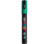 POSCA - Pennarello acrilico PC-5M verde scuro, punta 1,8-2,5 mm | Pennarello con inchiostro a base d'acqua a pigmenti, coprente, per quasi tutte le superfici, punta sostituibile