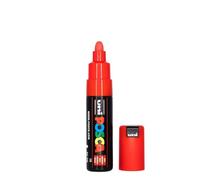 Posca Marcatore a base d'acqua Uni PC7M – punta tonda large 4,5–5,5 mm – Rosso