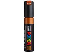 POSCA - Pennarello acrilico PC-8K con punta larga a cuneo, color bronzo | Pennarello con punta a cuneo da 8 mm per quasi tutte le superfici