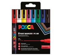 Posca Pennarello Punta Fine Colori Base 8 Pz (401659)