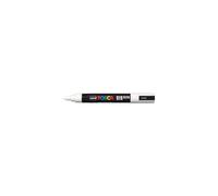 posca UNI-BALL MARKER PEN PC-1M - WHITE - SINGLE PEN