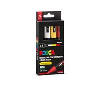 ASTUCCIO 4 MARCATORE UNI POSCA M PC5M 4P PC5M P.MEDIA 1,8-2,