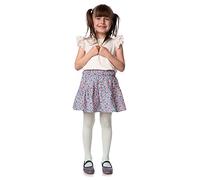 POSE Collant per bambine | opachi 40 denari in microfibra tinta unita per bambini | collant colorati morbidi bianchi e neri | 19 colori e 6 taglie