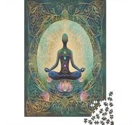 Pose yoga Puzzle 1000Pcs Mandala And Loto Vine Decorazione Per La Casa. Rilassamento E Intelligence Per Adulti E Bambini Da 14 Anni 70x50cm/1000pcs