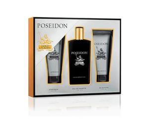 Poseidon Gold Ocean For Men Lot 3 Pcs