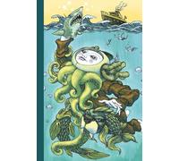 Poseidon Notebook: Whimsical Illustration | Intricate Hand-drawn Style | Writing Journal for School, College, Office, Work | 5.25 x 8 inches | 100 Lined Pages