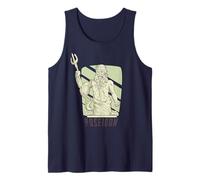 Poseidone Dio Mitologico del Mare Tridente Potere Canotta