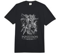 Poseidone Mare Greco Dio dell'Oceano E Tempeste Comfort Colors Adult Heavyweight T-Shirt