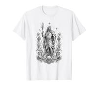 Poseidone Sea Dio Onde Oceano Mitologia Greca Opera d'Arte Maglietta
