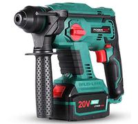 POSENPRO Martello Tassellatore SDS Plus a Batteria 20 V, Motore Senza Spazzole, 4 in 1 Funzione, Forza Percussione 1,7 Joule, 4,0 Ah Batteria, Martello Demolitore Batteria