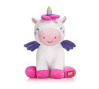 Posh Paws Kawaii Kuties 49402U - Peluche a forma di unicorno Luna, 24 cm, colore: bianco