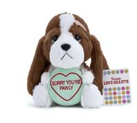 Posh Paws SWIZZELS LOVE HEARTS 18CM (7”) SORRY YOU'RE PAWLY SOFT TOY