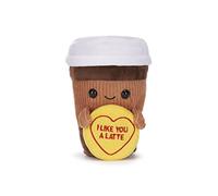 Posh Paws Swizzels Love Hearts 18cm I Like You A Latte Coffee Cup Soft Plush Toy