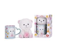 Posh Paws Swizzels Love Hearts Bronte 'I Love You' Bear 11OZ Mug & Plush Gift Se