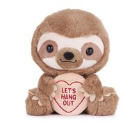Posh Paws Swizzels Love Hearts Steve the Sloth, ‘Let’s Hang Out’ 7” Soft Toy