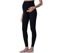 POSHDIVAH - Leggings da Donna per Gravidanza, per Yoga, Allenamento - Nero - L