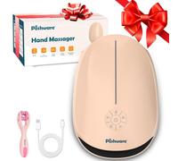 POSHware Massaggiatore per le mani con calore e compressione, 3 livelli, massaggiatore per mani ricaricabile per artrite, tunnel carpale e sollievo dal dolore, regalo per donne, rosa